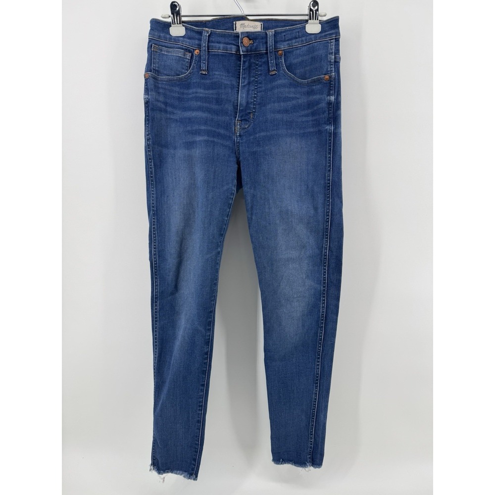 Madewell 9" High Rise Skinny Jeans Size 30 Raw Hem